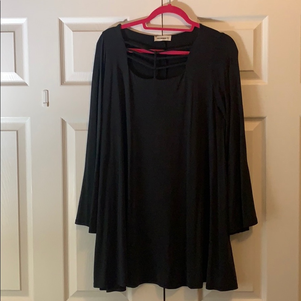 black tunic/dress